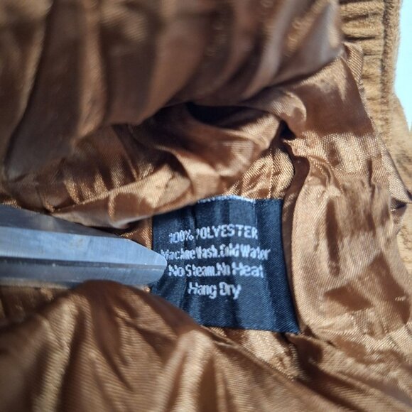 Flair Skirt Faux Suade‎ Cowgirl Native Country Ruffle Asymmetrical Womens Small - Picture 7 of 8